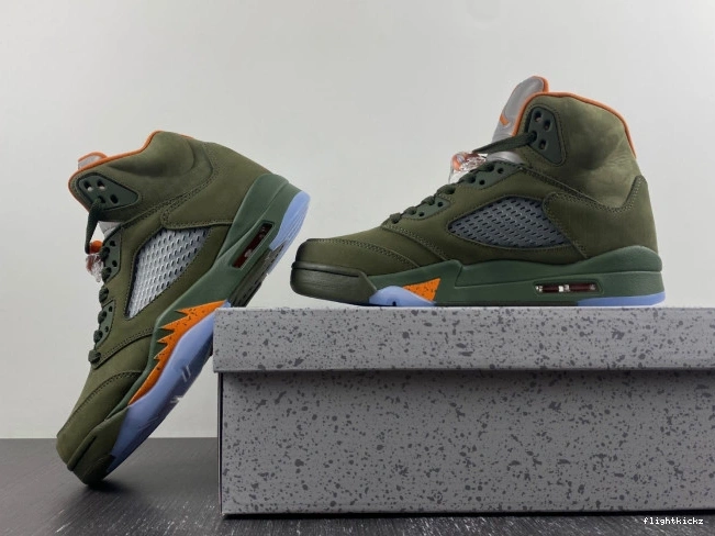 5 DD0587-308 Air Jordan Olive 0712